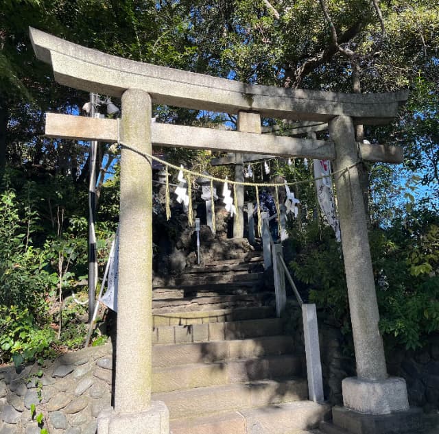 多摩川浅間神社階段