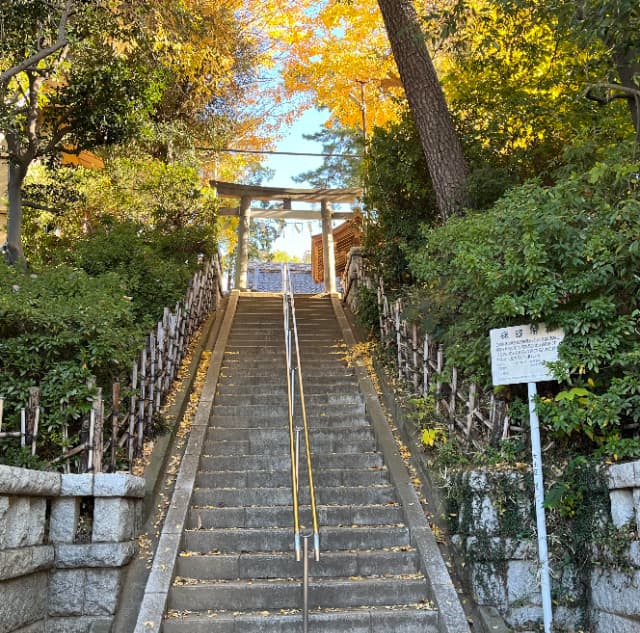 田園調布八幡神社階段