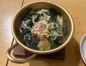 明太わかめ豆腐