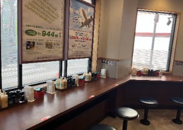 松屋大岡山店内