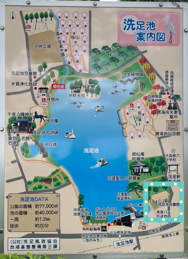 洗足池図書館の場所