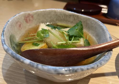 豆腐と生麩の揚げ出し