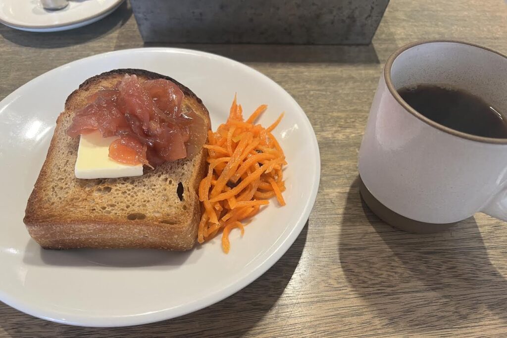 ジャムバタートースト