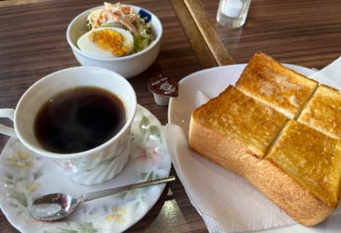 厚切りトーストセット
